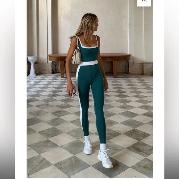 Able Long Green Bodysuit - Picture 2 of 7